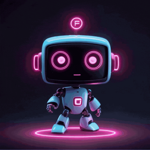 ChaosButton foc robot ai ai dance future of content GIF