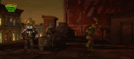 Turtles Play Fruit Ninja