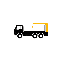 gfoellnerofficial truck crane lkw kran Sticker