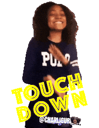 Touch Down Thursday Night Football Sticker by Charli Gurl