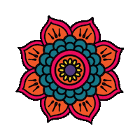 KathieKreativ india mandala ganesh ganesha Sticker
