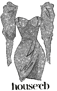 Fashion Glitter Sticker by House of CB