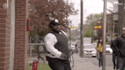 TallBoyz police chase subway crime GIF