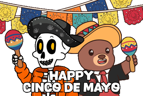 May 5Th Spanish Sticker by BEARISH