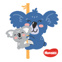 HuggiesCAN happy shower bebe koala Sticker
