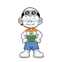 Happy India Sticker by Zhot