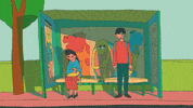Bus Waiting GIF
