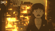 Scared Animation GIF by Adult Swim