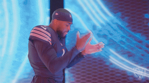 Clap Celebrate GIF by Chicago Bears