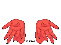Hand Swipe Sticker by Jhessica Murray (Jay Jay Draws)