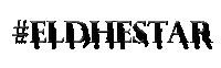 Eldhestar logo eldhestar Sticker