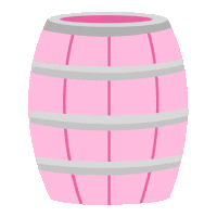 Pink Gin Sticker by Puerto de Indias