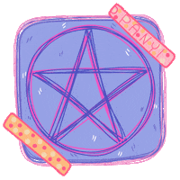 Panyi star evil devil demon Sticker