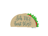 leftlettering1 tacos taco taco truck leftlettering Sticker