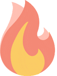 Fire Emoji Sticker by Rachel Sheerin