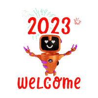 Happy New Year Sticker by Wikolo Super App