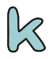 A-Z K Sticker by irlrubyph