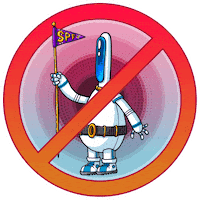Spf Space Probe Force Sticker by Woodblock