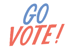 helloluckycards vote protest mail stamp Sticker