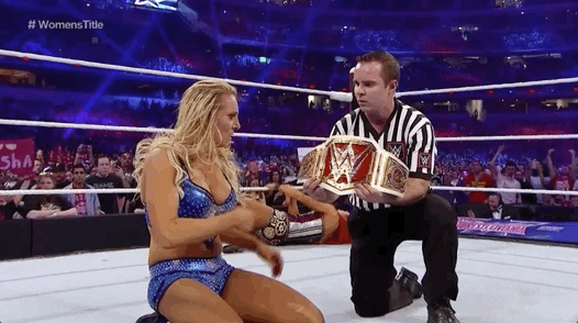 charlotte flair win GIF by WWE