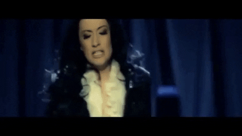 rem_coconuts giphygifmaker kaliopi eurovision 2012 crno i belo GIF