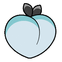 Booty Peach Sticker by Jenna L. Goldsmith Medical Spa