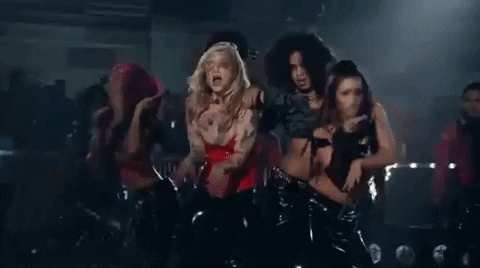 giphydvr britney spears toxic in the zone GIF