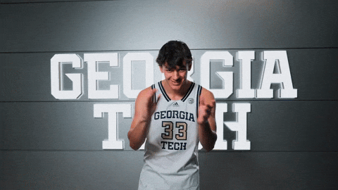 Georgia Tech Basketball GIF by Georgia Tech Yellow Jackets