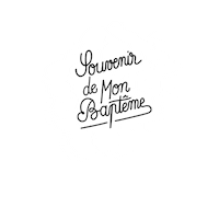 Christian Baptism Sticker by Catho Rétro