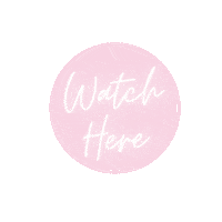 socialbutterflyrach pink neon here watch Sticker