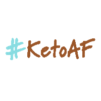 Keto Af Sticker by Keto-Mojo