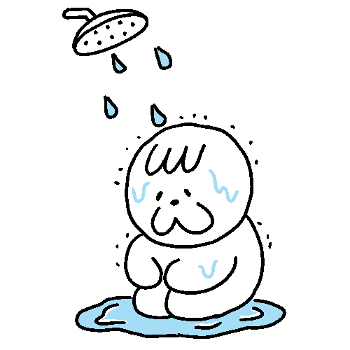 Shower Sigh Sticker