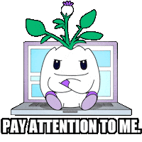 Notice Me Miss You Sticker by Magic Eden