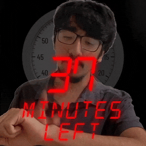 37 minutes left