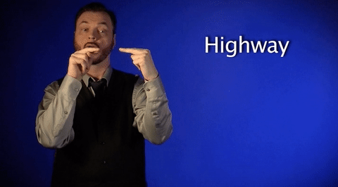 sign language highway GIF by Sign with Robert