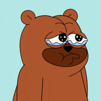 Sad Cry GIF by Bearycoin