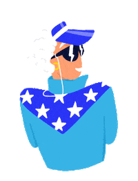 Vintage Swag Sticker by Manon Mooky