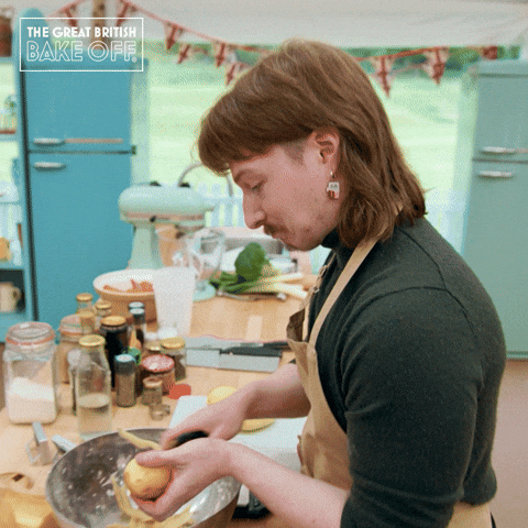 Kitchen Cooking GIF by The Great British Bake Off
