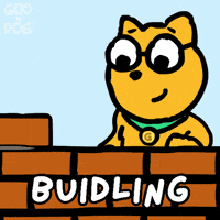 In Progress Building GIF by God The Dog