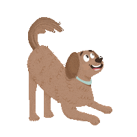Happy Dog Sticker