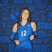 Ncaa Volleyball Go Cougs GIF by BYU Cougars