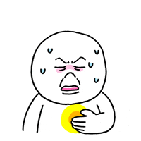 thumbsup_moon pain sick distress discomfort GIF
