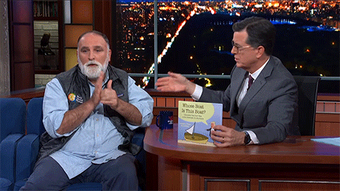 Jose Andres GIF by The Late Show With Stephen Colbert
