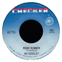 Bo Diddley Jazz Sticker by Chess Records
