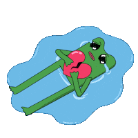 Sad In The Dumps Sticker by fwogs