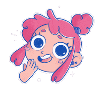 NeniNeko happy kawaii joy sparkle Sticker