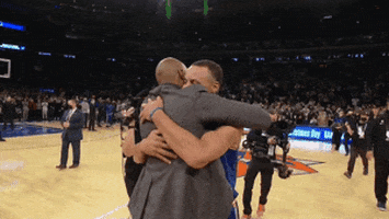 Regular Season Hug GIF by NBA