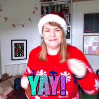 spiderworking christmas yay GIF