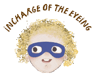 Eyeing Sticker by Little Blue Fairy