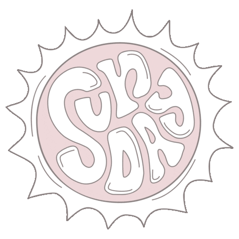 Happy Sunday Weekend Sticker by The Silver Sixpence Curvy Bridal Boutique